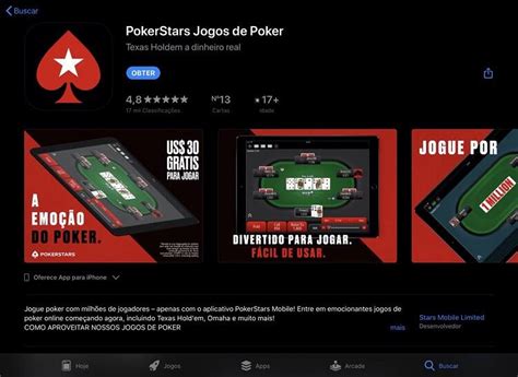 A pokerstars não na app store